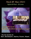Ensemble vocal Jubilate Deo & Soliste Lyrique - Eglise Saint Paul - Saint Louis
