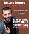 Maliko Bonito dans Je vous aime - Théâtre Montmartre Galabru