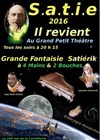 Embryons desséchés , fantaisie Satierik pour 4 mains & deux bouches - Le Grand petit théâtre