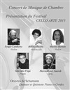 Musique de Chambre - Présentation du Festival Cello Arte 2013 - Salle Cortot