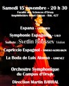 Musique symphonique espagnole - Grand amphithéâtre Henri Cartan du Campus d'Orsay