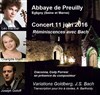 Réminiscences avec Bach - Abbaye de Preuilly
