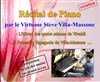 Récital de piano par Steve Villa-Massone - Eglise Notre Dame de la Salette