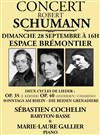 Concert Robert Schumann - Espace Brémontier