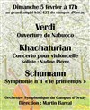 Schumann, Khatchatourian et Verdi - Grand amphithéâtre Henri Cartan du Campus d'Orsay