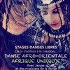 Stage danse : l' Afrique se retrouve .. ! - Association Danses Libres 