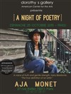 Aja Monet : Poetry Night - Dorothy's Gallery - American Center for the Arts 