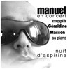 Manuel en concert avec Géraldine Masson au piano - L'Antidote Théâtre