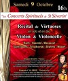 Récital de Virtuoses, Violon & Violoncelle en solo et duo - Eglise Saint Séverin