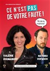Valérie Roumanoff dans Ce n'est pas de votre faute - Café théâtre de la Fontaine d'Argent