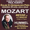 Choeur et Orchestre Paul Kuentz : Mozart Messe en UT, Hummel concerto pour trompette - Eglise Saint Germain des Prés