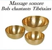 Massage sonore et vibratoire relaxant avec bols chantants tibétains Energie Relaxation Affiche