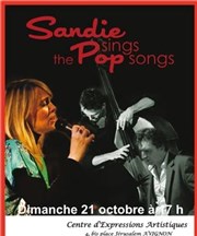 Sandie sings the pop songs La Salamandre Affiche