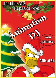 Repas de Noël + Soirée animation et DJ Le Like me Affiche