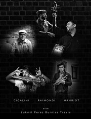 Cigalini / Raimondi / Hanriot Quintet featuring Burnis Earl Travis & Lukmil Perez Sunset Affiche