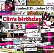 Les 5 ans du Clin's 20 (+ concert + design sonore) Le Clin's 20 Affiche