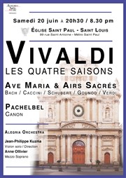 Vivaldi: Quatre Saisons / Ave Maria et Airs Sacrés / Canon de Pachelbel Eglise Saint Paul - Saint Louis Affiche