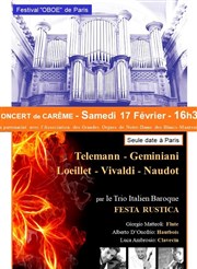 Trio Italien Baroque : Flute, Hautbois, Clavecin Eglise Notre-Dame des Blancs-Manteaux Affiche