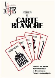 La page blanche : Carte blanche d'impro | White palace La Comdie de Toulouse Affiche