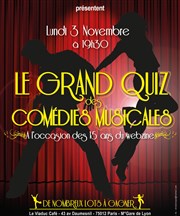 Grand Quiz des Comédies Musicales Le Viaduc Caf Affiche
