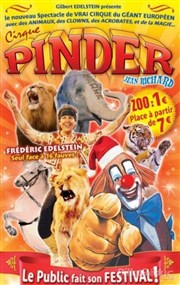 Cirque Pinder dans Le festival du rire, du frisson et des animaux | - Granville Chapiteau Cirque Pinder  Granville Affiche