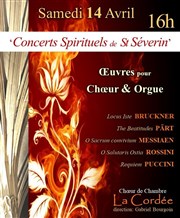 uvres pour Choeur & Orgue: Bruckner / Pärt / Messiaen / Rossini / Puccini Eglise Saint Sverin Affiche