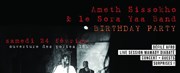 Ameth Sissokho et le Sora Yaa Band | Grand concert anniversaire Lavoir Moderne Parisien Affiche