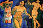 Visite guidée : Exposition André Derain, 1904-1914, la décennie radicale | par Mathou Loetitia Parvis du Centre Georges Pompidou Affiche