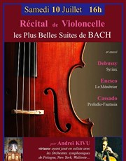 Récital de Violoncelle : les Plus Belles Suites de Bach Eglise Sainte Marie des Batignolles Affiche