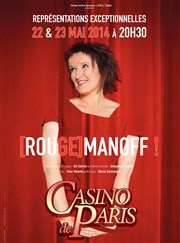 Anne Roumanoff dans Anne (Rouge)Manoff Casino de Paris Affiche