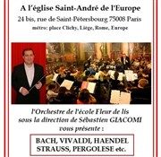 Orchestre à Cordes Franco-Japonnais Eglise Saint Andr de l'Europe Affiche