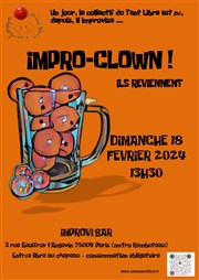 Impro clown Improvi'bar Affiche