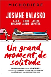 Un grand moment de solitude | de et avec Josiane Balasko Thtre de La Michodire Affiche