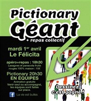 Pictionary Géant et en Equipe Le Flicita Affiche
