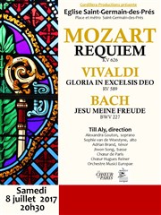 Concert Mozart, Vivaldi & Bach Eglise Saint Germain des Prs Affiche