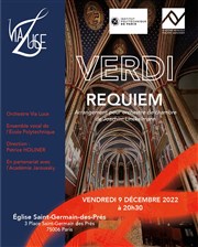 Requiem de Verdi Eglise Saint Germain des Prs Affiche