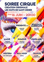 Les Nuits de Saint Didier | Soirée Cirque Espace Laurent Bonnevay Affiche
