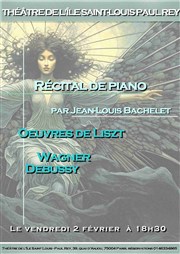 Récital de piano, Jean-Louis Bachelet Thtre de l'Ile Saint-Louis Paul Rey Affiche