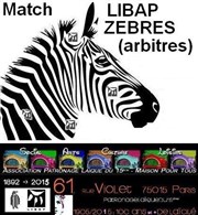 Match d'Improvisation : Ligue Impro Barreau de Paris et Zèbres (arbitres) Salle du Patronage Lac du XVme Affiche