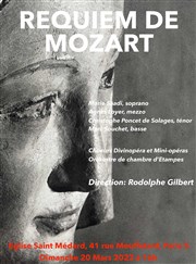Requiem de Mozart Eglise Saint Mdard Affiche