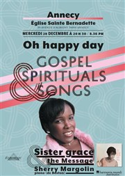 Sister Grace and The Message - Oh Happy day Eglise Sainte Bernadette Affiche