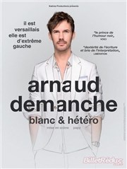 Arnaud Demanche dans Blanc et hétéro Thtre le Tribunal Affiche