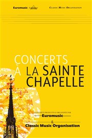 Concerts du nouvel an La Sainte Chapelle Affiche