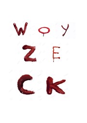 Woyzeck Thtre du Nord Ouest Affiche
