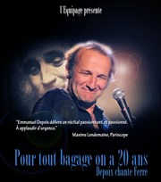 Emmanuel Depoix chante Léo Ferré Forum Lo Ferr Affiche