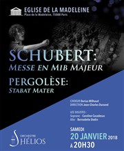 Schubert / Pergolèse Eglise de la Madeleine Affiche