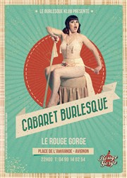 Cabaret Burlesque Rouge Gorge Affiche