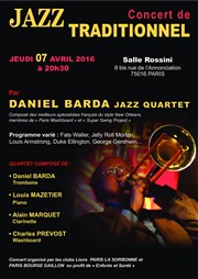 Jazz traditionnel : New Orleans & Stride Salle Rossini Affiche