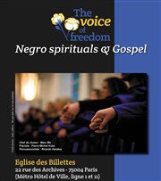 The voice of freedom Eglise des Billettes Affiche