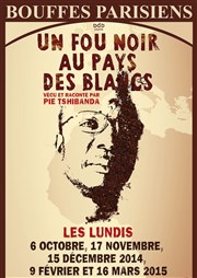 Pie Tshibanda dans Un fou noir au pays des blancs Thtre des Bouffes Parisiens Affiche